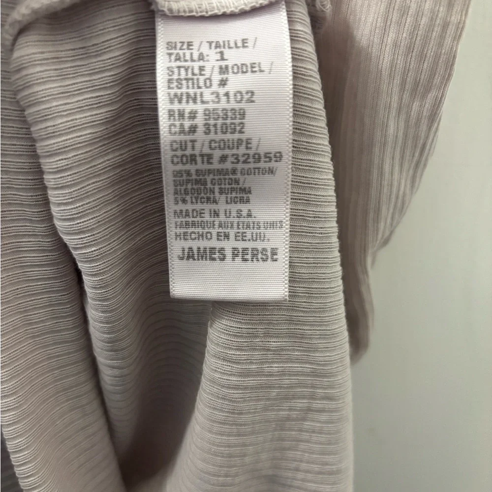 James Perse Ribbed Tank - Picture 3 of 7